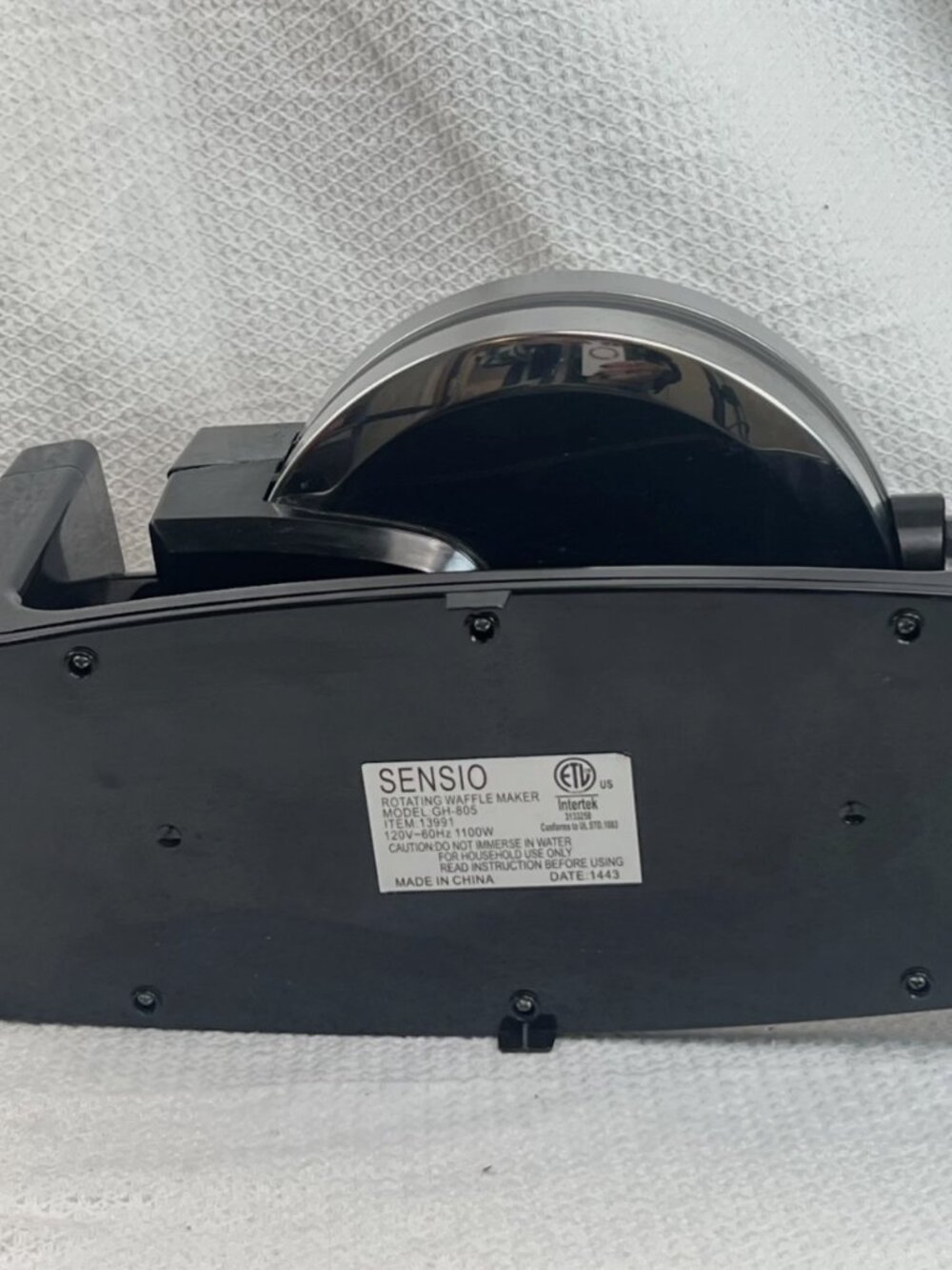 Bella Sensio GH-805 Rotating Belgian Waffle Maker Nonstick - Picture 3 of 6